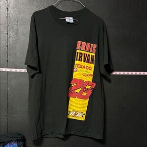 vintage Ernie Irvan Texaco Havoline Racing T-shirt. Single stitch top/bottom